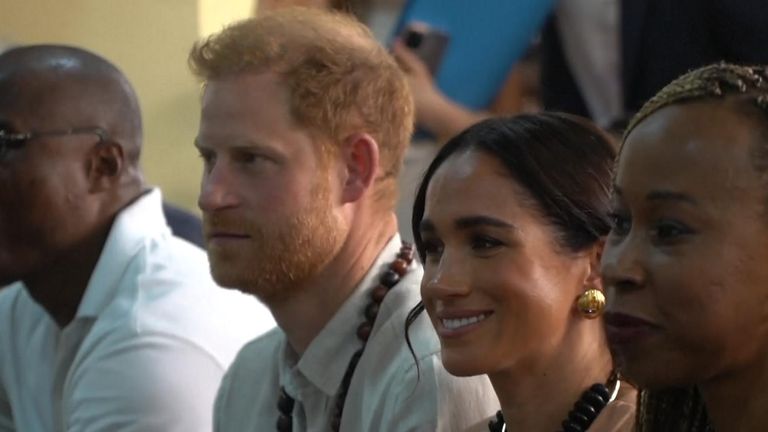 Prince Harry and Meghan visit Nigeria.