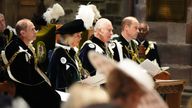 (Left to right) The Duke of Edinburgh, Queen Camilla, King Charles III and the Prince of Wales, known as the Duke of Rothesay when in Scotland, attend the Order of the Thistle Service at St Giles' Cathedral in Edinburgh, for the installation to the Order of the Queen, the Duke of Edinburgh, Baroness Black of Strome LT, Baroness Kennedy of The Shaws LT and Sir Geoff Palmer KT. Picture date: Wednesday July 3, 2024.