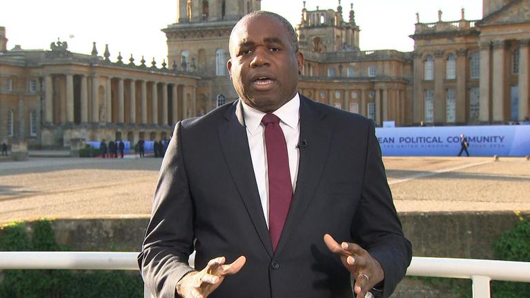 Foreign Secretary David Lammy 