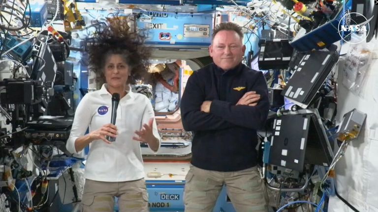 NASA astronauts Suni Williams and Butch Wilmore said they are ready to vote from space after their return to Earth was delayed.