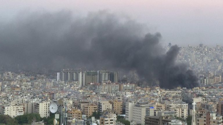 Overnight: a strike killed at least six in central Beirut