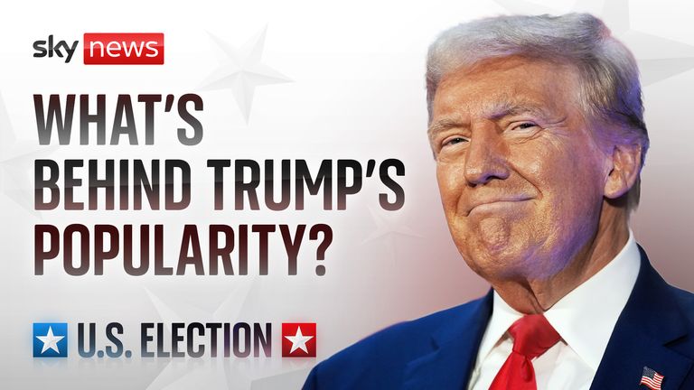 Sky News Explains: What's behind Donald Trump's popularity?