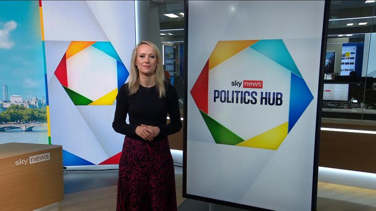 Sky's Sophy Ridge on tonight's Politics Hub. 