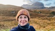 Selma Aldi on holiday in Scotland. She previously lived in Pennsylvania and is entitled to vote in the US elex. she now lives in Camden and received a letter challenging her absentee voter ballot. Pic: handout