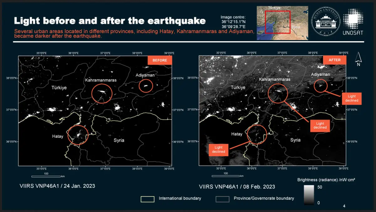 GEO Night Light Supports Humanitarian Affairs