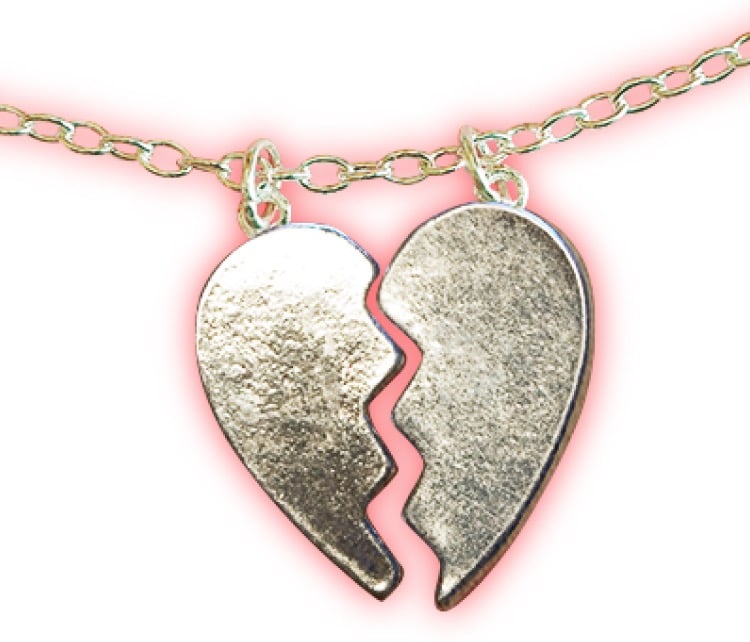 heart chain necklace