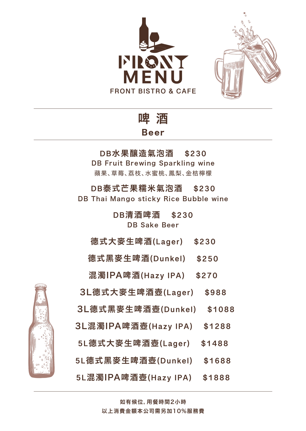 桃園龍潭｜大池Front Bar&#038;Bistro．龍潭大池旁新開幕的質感餐酒館，讓人愛上微醺浪漫的滋味～ @Panda&#039;s paradise