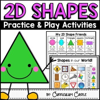 Preview of 2D Shape Activities {Practice and Play}