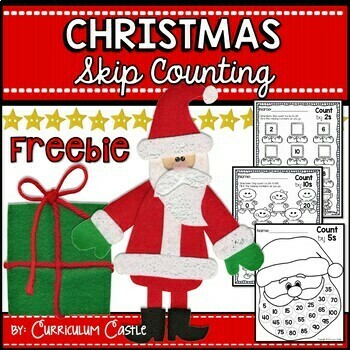 Preview of FREE Christmas Skip Counting