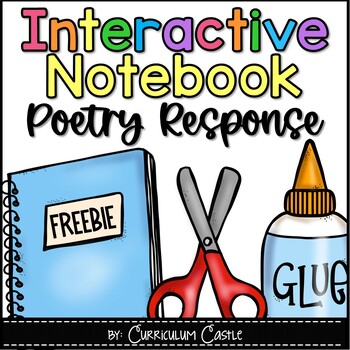 Preview of FREE Interactive Notebook: Poetry Response for 1st and 2nd Grade