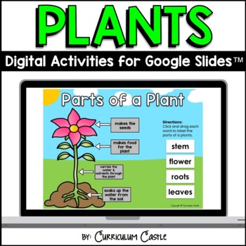 Preview of Plants Digital Activities for Google Slides™