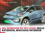 MG Windsor EV Interior First Look:Image