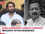 Mortal remains of NCP leader brought to his residence:Image