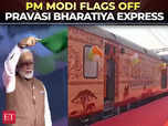 PM flags off Pravasi Bharatiya Express in Bhubaneswar:Image