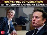 Musk hosts German far-right leader on X:Image