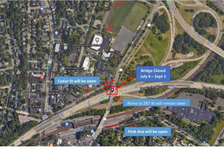 Boston Post Road Bridge Across I-95 To Close For Summer