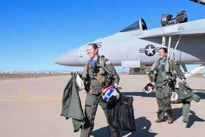 Super Bowl Flyover: Navy Pilot From Westchester Joins All-Woman Team For Big Game