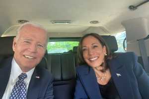 Biden, Harris Make Stop At Maryland Community College For White House Event As Election Nears