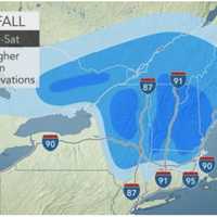 <p>Parts of New England cold get up to a foot of snow.</p>