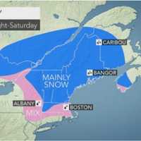 <p>Following the system bringing wintry weather early Friday, the northern-most Hudson Valley could see another round of icy precipitation overnight into Saturday.</p>