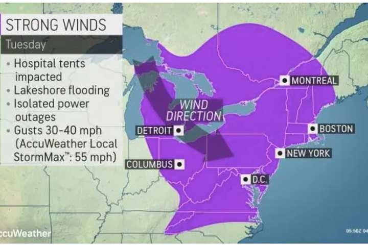 Severe Thunderstorms Will Bring Wind Gusts Up To 40 MPH With Hail Possible