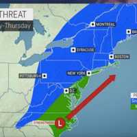 <p>A look at the timing and track for the storm on Wednesday, Dec. 16, and Thursday, Dec. 17.</p>