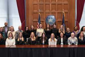 Championship-Winning Team From College In Westchester Honored At NY State Capitol