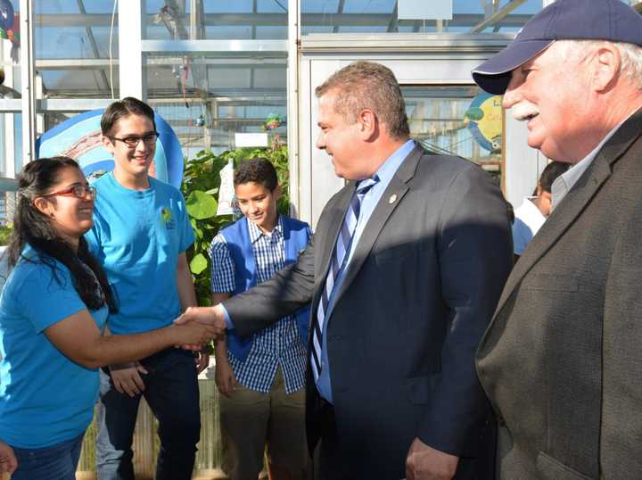 Yonkers Mayor Mike Spano (right)