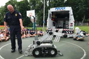 Fifth-Graders 'Amazed' By Westchester County Police Hazmat Robot