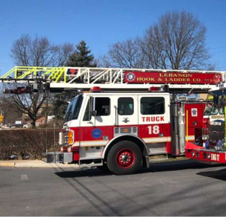 Lebanon Hook &amp; Ladder Co. Truck 18.