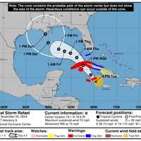 Tropical Storm Rafael Nears Hurricane Status As It Heads North Toward US: New Projected Track