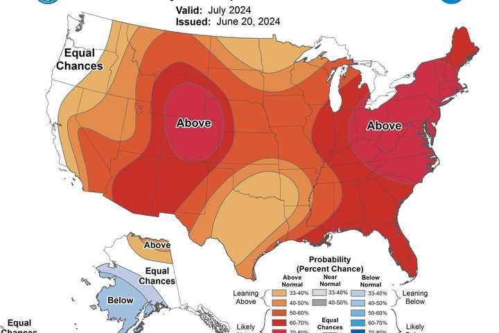 Abnormally Hot July Ahead For Northeast, Forecasters Say