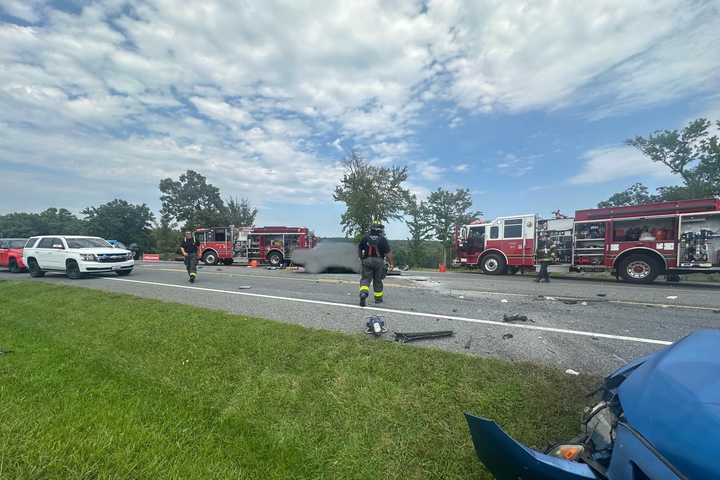 One Killed, One Hospitalized In Head-On Maryland Crash, State Police Say (DEVELOPING)