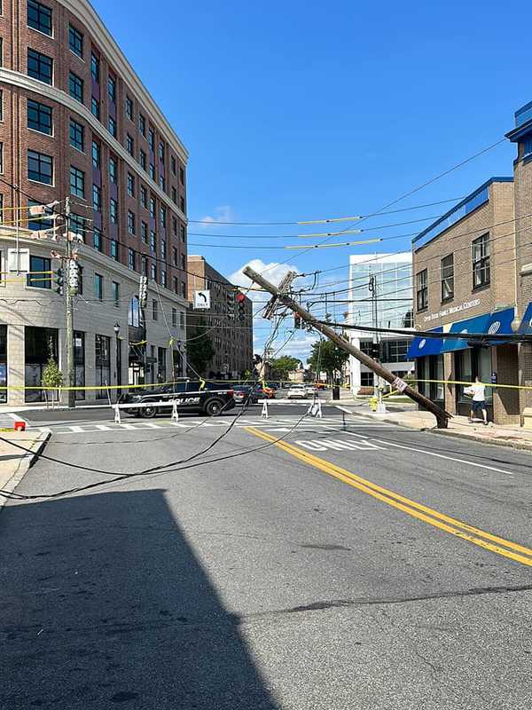 Truck Hits Pole, Causes 'Significant' Traffic Issues In Westchester