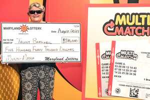 Maryland Woman Jumps For Joy After Learning Of $540K 'Multi-Match' Lottery Win