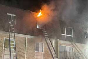 Several Assisted From Two Alarm Fire On Top Floor Of Maryland Apartment Complex