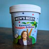 Ben & Jerry Founders Unveil New 'Kamala' Ice Cream