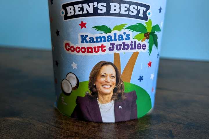 Ben & Jerry Founders Unveil New 'Kamala' Ice Cream