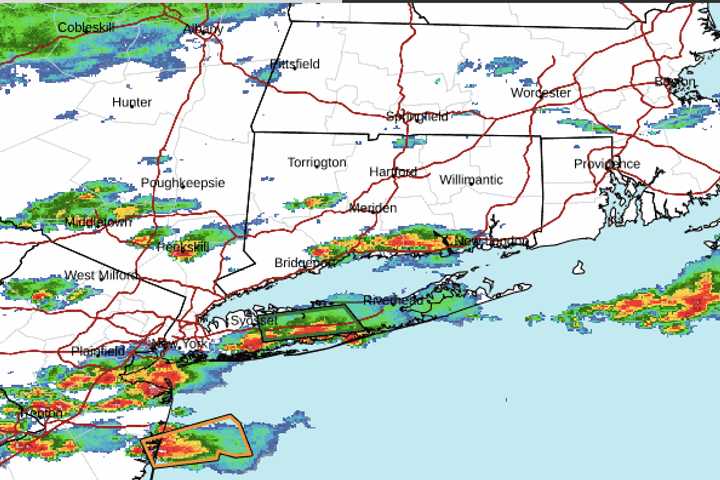 Line Of Severe Storms Moving Through With Heavy Rain Causing Flooding In Parts Of Region