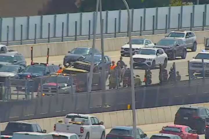 Vehicle Catches On Fire On New Tappan Zee Bridge In Westchester, Impacts Traffic