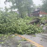 <p>More damage from the storm in Greenwood Lake.</p>