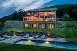 $22.5M Hudson Valley Estate Anchored By Glass House Covers 127 Acres