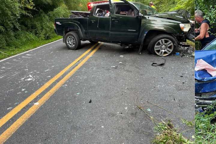 Woman Airlifted After Head-On Maryland Crash With Pick-Up Dies At Hospital, Police Say