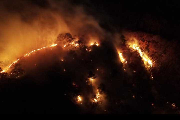 Large Brush Fire Breaks Out At State Park In Hudson Valley