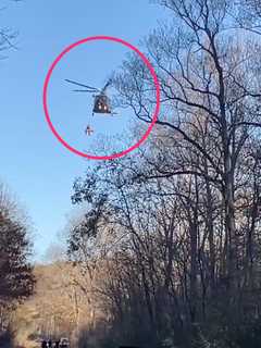 Hurt Hiker Hoisted To Helicopter, Airlifted To Hospital In Maryland: State Police (VIDEO)