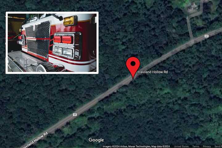 Fire Truck Careens Off Hudson Valley Roadway, Driver Admits To Texting: Police