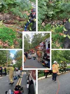 Motorcycle Crash Sends Biker Down 25-Foot Embankment In Maryland