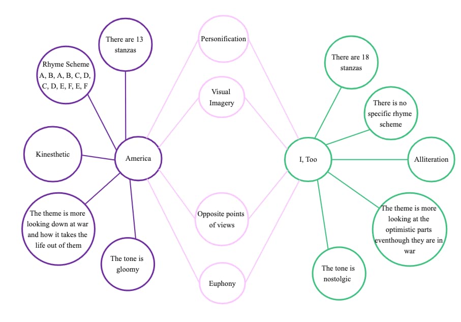 Comparison Double Bubble Map Example