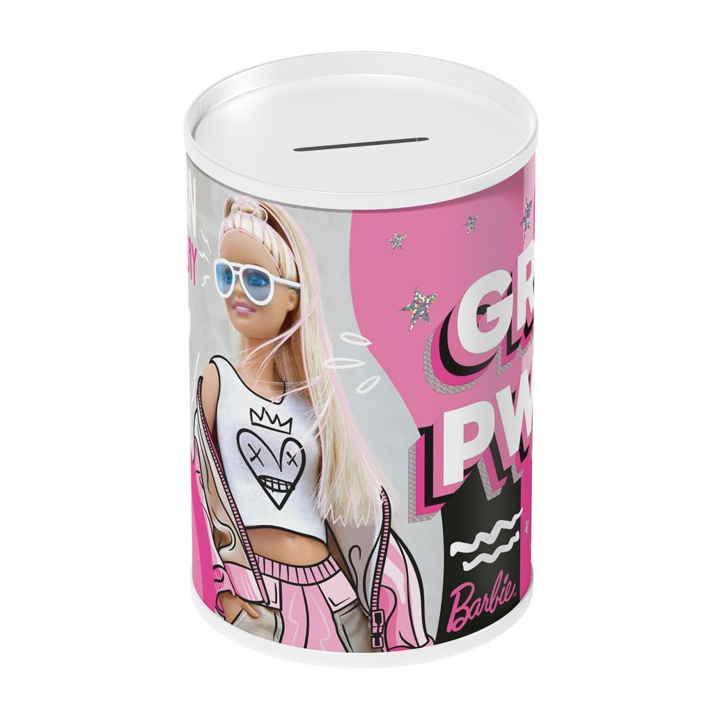 Piggy Bank Tin Coin Box - Barbie