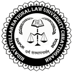 Hidayatullah National Law University logo